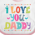 thumbnail image 4 of Inktastic Fathers Day I Love You Daddy Boys or Girls Baby Bib, 4 of 4