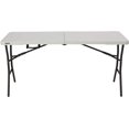 thumbnail image 3 of Lifetime 5 Foot Fold-in-Half Table, Indoor/Outdoor Essential, White Granite (80513), 3 of 3