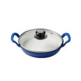 thumbnail image 1 of tkerinse Enameled Cast Iron Round Braiser, Enameled Cast Iron Dutch Oven Shallow Casserole Braiser with Dual Handle, Heavy Duty Multi-Purpose Nonstick Braiser Pan for Cooking, 1 of 8