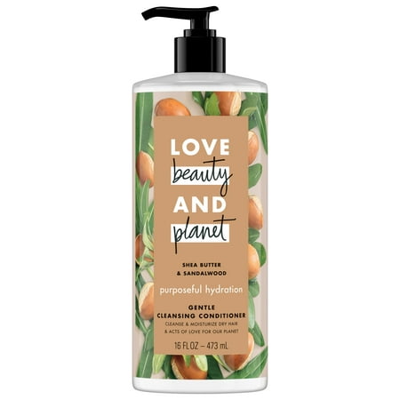Love Beauty And Planet Purposeful Hydration Cleansing Conditioner CoWash Shea Butter & Sandalwood 16
