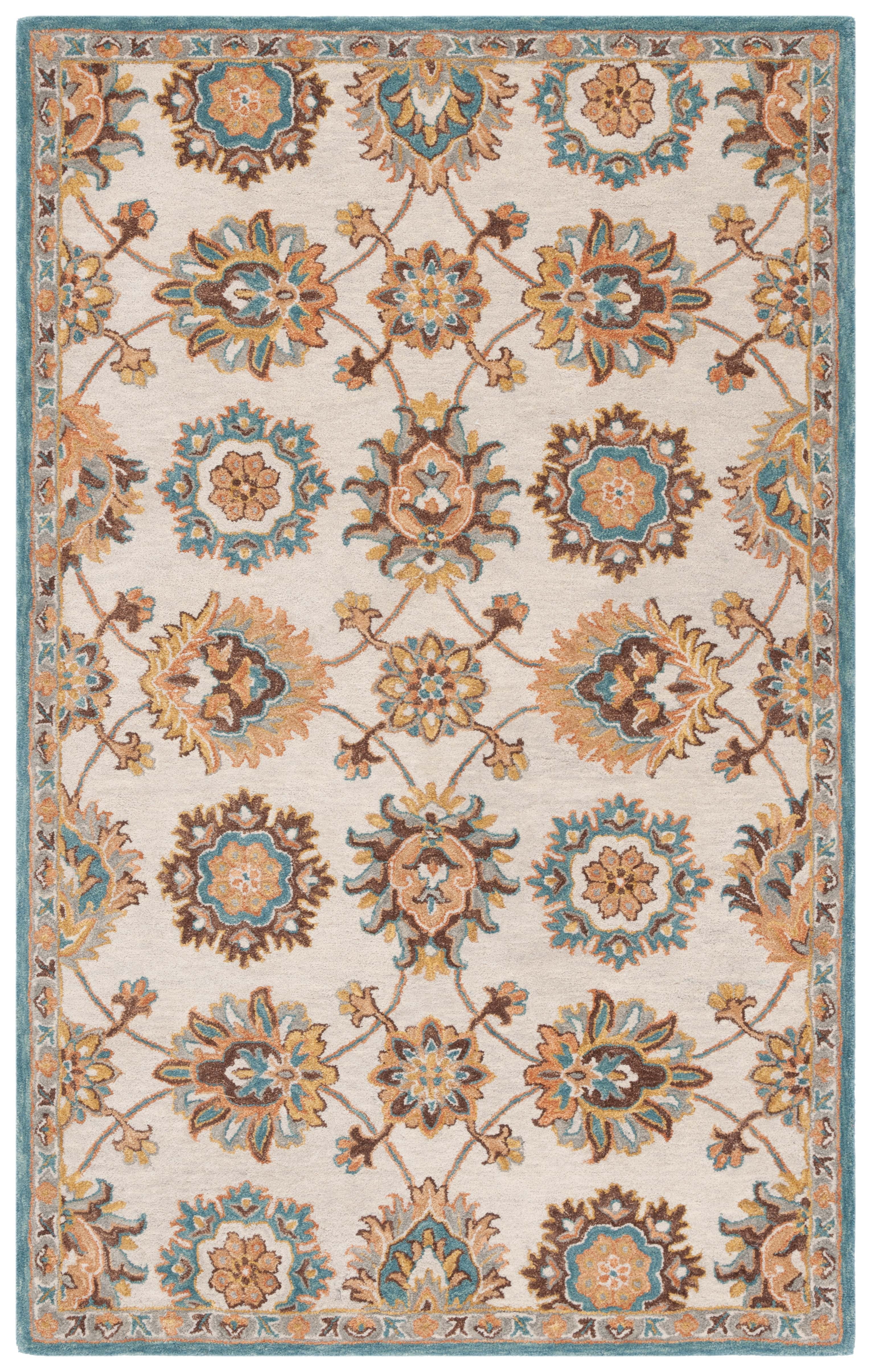 Safavieh Heritage Louise Medallion Area Rug, Beige/Ivory, 4' x 6'