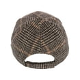 thumbnail image 3 of David & Young  Menswear Houndstooth Plaid Baseball Cap (Women), 3 of 4