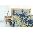 thumbnail image 3 of Ambesonne Floral Down Alternative Quilt Comforter, Spring Flowers Artwork Boho, Twin XL, Avocado Green and Pale Blue, 3 of 5