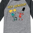 thumbnail image 3 of Hey Arnold! - Best Buds - Toddler And Youth Raglan Graphic T-Shirt, 3 of 4