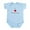 Sky Blue, variant on CafePress - I Love (Heart) Poppop Infant Bodysuit - Baby Light Bodysuit, Size Newborn - 24 Months
