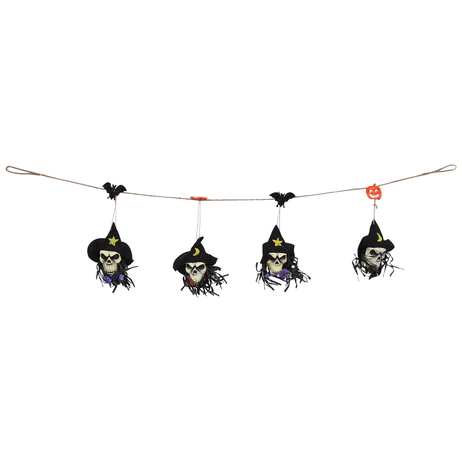 Hemoton 1PC Halloween String Flag Decoration Halloween Bar Party