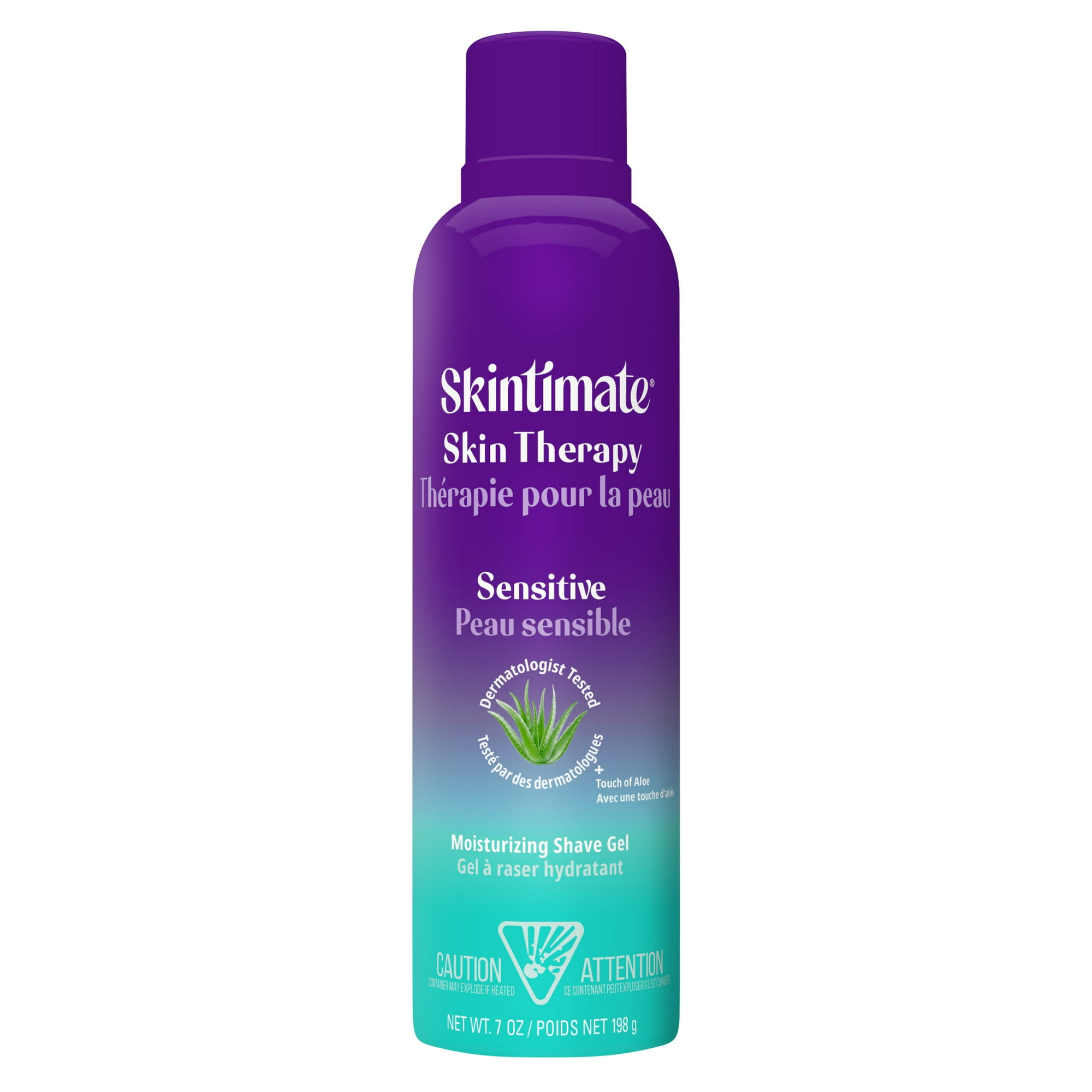Skintimate Skin Therapy Sensitive Shave Gel for Women, Sensitive Skin Moisturizing Shaving Cream, 7 oz