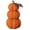 Orange, variant on Halloween Basketweave Stacked Pumpkins with Metal Leaves, 10-inch Fall Rattan Pumpkin Woven Pumpkin Decorations, Thanksgiving Table Centerpiece, Autumn Home Decor, HalloweenTable Decor