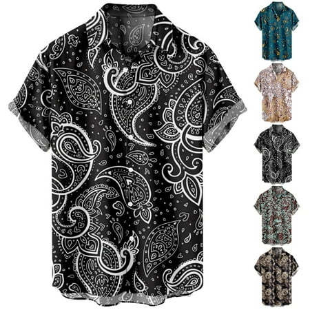 

Big Men s Button Down Short Sleeve Tees with Pocket Basic Clothing for Teen and Adult