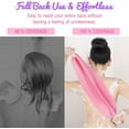 thumbnail image 4 of 2Pcs Back Scrubber for Shower Exfoliating Washcloth Back Cloth Body Extended Length Scrubber Towel Nylon Exfoliating Stretchable Pull Strap Wash Cloth for Bath Body Scrub Washcloth, 4 of 6