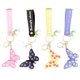 thumbnail image 4 of Sonducket Llavero colgante insecto cordón colgante llavero decoración bolso monedero decorativo llavero artesanal lindo DIY niñas Accesorios de disfraces Amarillo Sonducket AP014433-03, 4 of 6