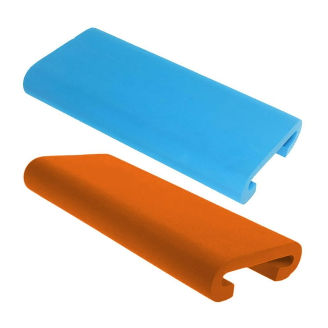 Almencla 2 Pieces Dragon Boat Cushions Paddle Seats for Outdoor Rowing Machine Garage Blue and Orange