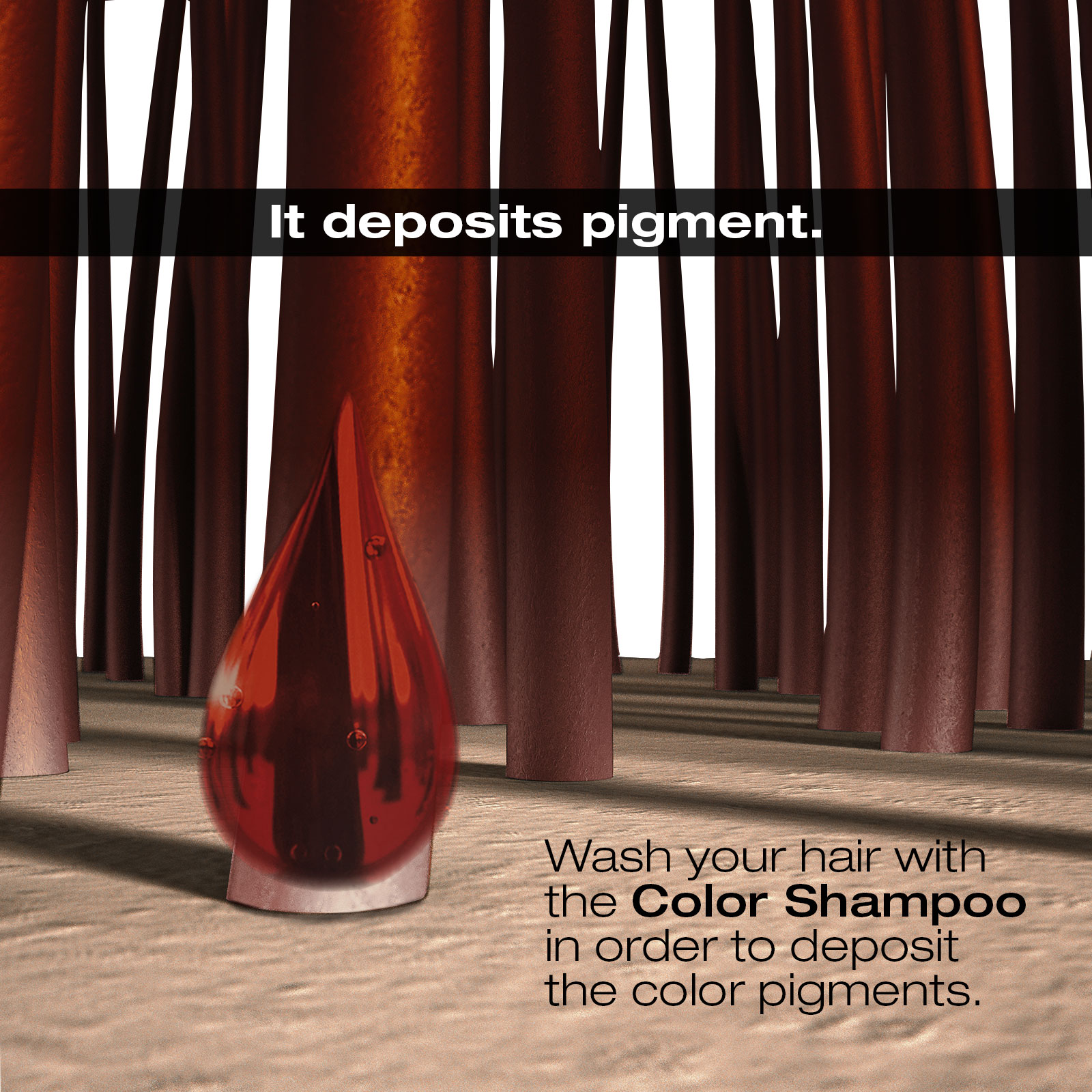 Professional Coloring kit - Permanent color cream hair dye. Gray Coverage. 7.45 Mahogany Copper Blonde + Red Color Shampoo and Conditioner Kit for Revives the Color. 8.11oz