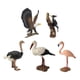 thumbnail image 1 of 5 piezas de simulación de pájaros en miniatura, colección realista hecha a mano para recuerdos de fiesta, juguete para niños, accesorio de enseñanza Estilo C, 1 of 8