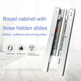 thumbnail image 2 of suyin Drawer Slides Close Furniture Sliding Track Floor Mounting Guides Drawer Display Cabinet Damping Buffering Rebound Slide, 2 of 9