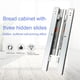 thumbnail image 3 of 1Pair 200-500mm Drawer Rail Cold Rolled Steel Drawer Slides Silent Soft Close Drawer Runners Cabinet Slides Furniture Hardware, 3 of 11
