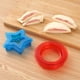 thumbnail image 1 of Molde para sándwich, corte de pan, sellado, molde para bricolaje, molde para pan de desayuno para niños, redondo rojo, 1 of 2