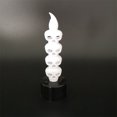 thumbnail image 3 of Velas sin llama con luz Led en forma de calabaza/calavera para Halloween, 5 uds., para fiesta de Halloween, 3 of 5