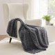 thumbnail image 2 of Fleece Twin Blanket For Couch - Super Soft Cozy Blankets For Women, Cute Small Blanket For Girls, 60x80 Inches, 2 of 4