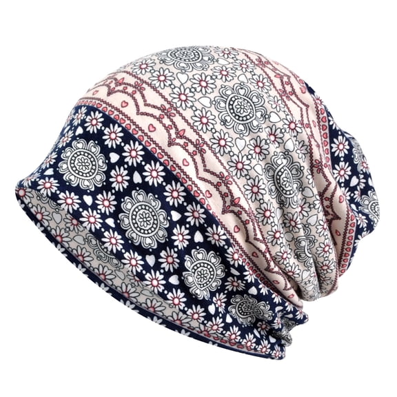 Winter Slouchy Knit Hat with Integrated Scarf for Warmth and Windproof Ear