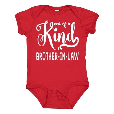 

Inktastic Gift for Brother in Laws | One of a Kind Brother in Law (White) Gift Baby Boy Bodysuit