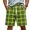Green, variant on Satingcolo Men's Soft Daily Wear Shorts Elastic Mid Waist Summer Fall Outfits Jogging Athletic Shorts Work Out Trunks With Pockets Blue M