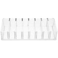 thumbnail image 3 of Mobutofu Lipstick Display Rack 1Pack 21.8X8.7X4.3In Transparent Acrylic 8 Grid Design Professional Makeup, 3 of 8