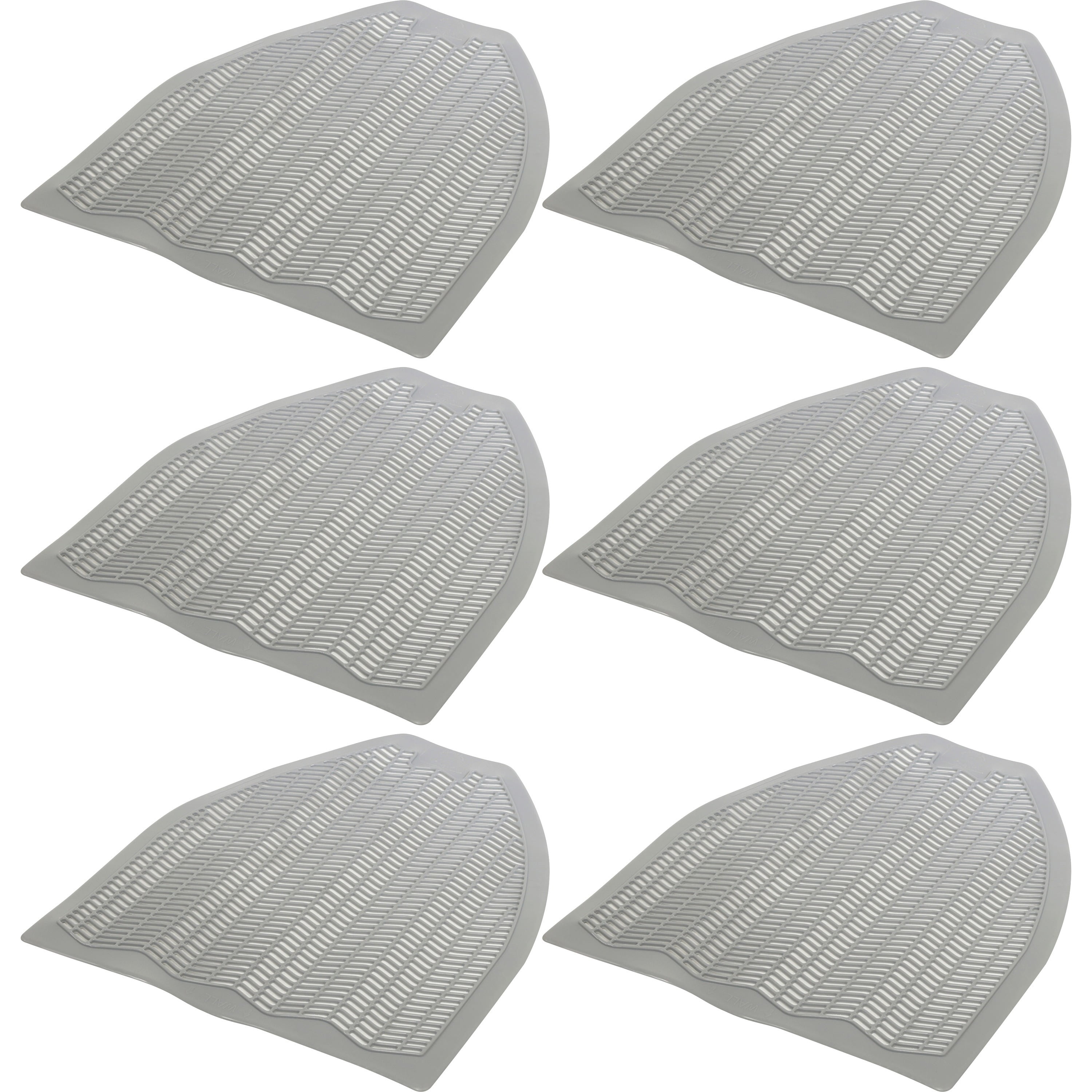 ZMat, IMP1525CT, Neutra Tech Disposable Urinal Mat, 6 / Carton, Gray