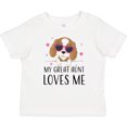 thumbnail image 3 of Inktastic Cute Pup My Great Aunt Loves Me Boys Baby T-Shirt, 3 of 5