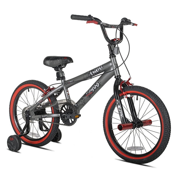 Kent 18" Abyss Boy's Freestyle BMX Bike, Charcoal Gray