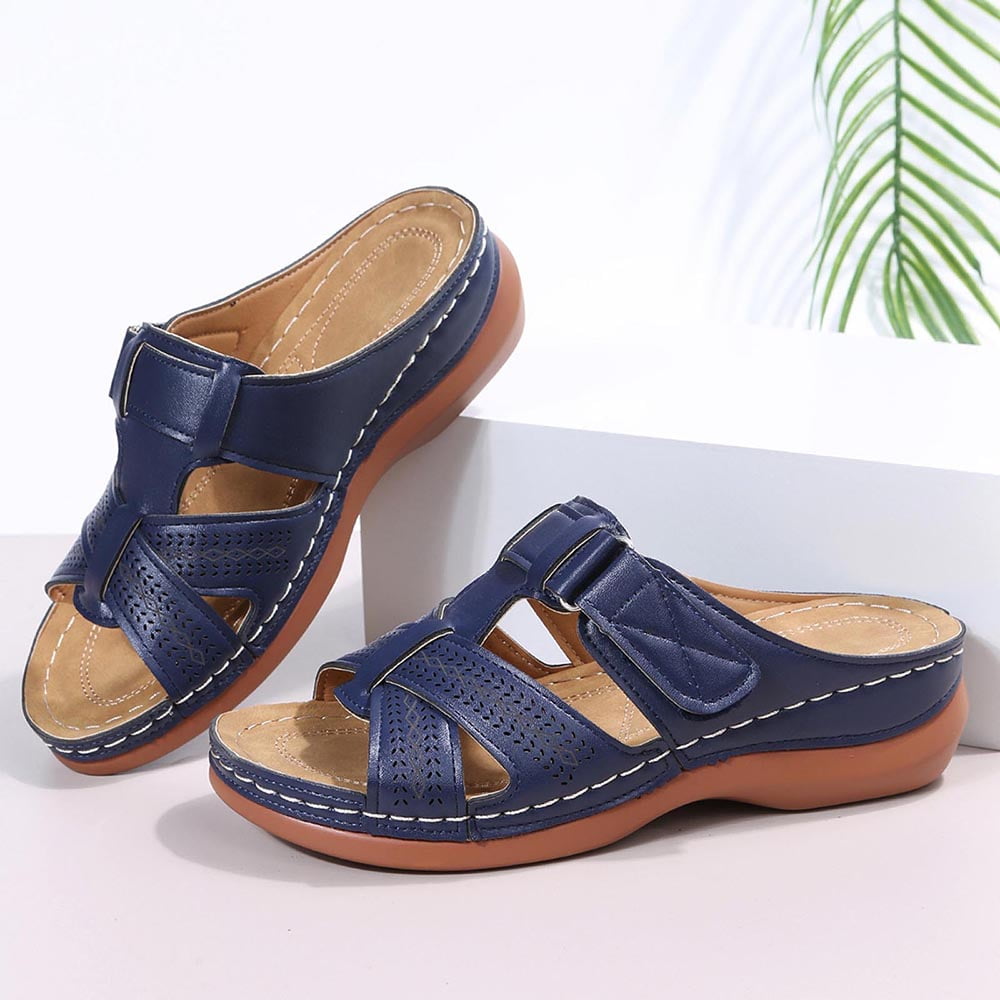 Zanvin Womens Sandals Clearance Summer New Style Plus Size Casual Wedge ...