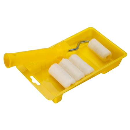 Uxcell Paint Roller Kit, 2Inch Wool Paint Rollers, Paint Tray, 20cm ...