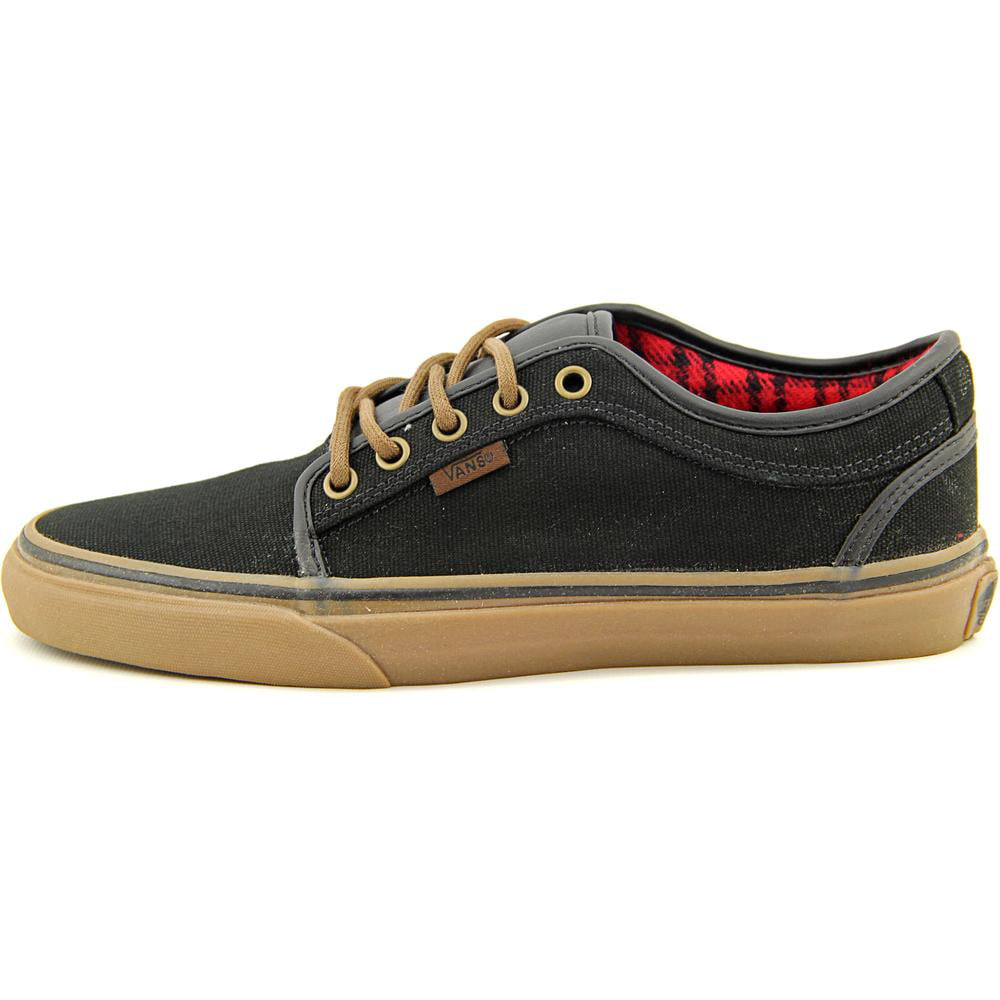 Vans Chukka Low Skateboarding Shoes Black/ Gum/ Flannel Walmart.com