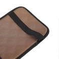 thumbnail image 1 of Black Center Console Armrest Box Cover Carbon Fiber Style Replacement for Ford F‑150 2015‑2020, 1 of 3