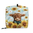 thumbnail image 3 of FOR U DESIGNS Highland Cow Sunflower Daisy Kitchen Aid Mixer Cover Stain Resistant Stand Mixer Dust Covers Food Processor Covers Protective with 2 Organizer Bag for Accessories - L, 3 of 8