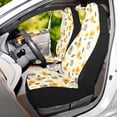 thumbnail image 6 of ALAZA Honey Sunflowers Car Seat Covers 2 PCs Universal Auto Front Seats Interior Protector, 6 of 7