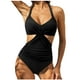 thumbnail image 1 of Moda mujer cómodo traje de baño sólido e impreso sin espalda siamés traje de baño OAVQHLG3B Store lin121212, 1 of 4