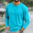 thumbnail image 6 of Men’s Athletic Long Sleeve Tops Moisture-Wicking Solid Color Crew Neck T-Shirts for Gym Running & Outdoor Activities, 6 of 6