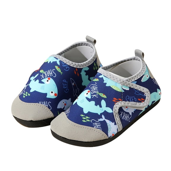 Krdevn Girls Water Shoes Cute Animal Print Breathable Beach Shoes Size:2-2.5 Years