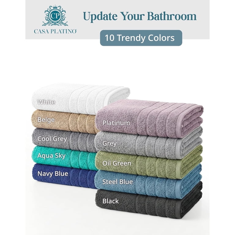 Casa Platino 24-Piece Premium Towel Set, Platinum photo 7