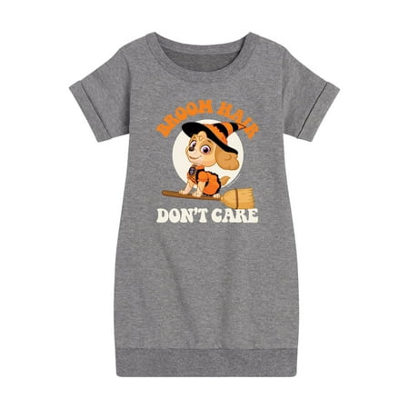 

Paw Patrol - Broom Hair Don t Care - Toddler And Youth Girls Fleece Dress