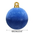 thumbnail image 3 of Nilvkv Christmas Balls 1PC 60CM/23.62" Inflatable Velvet Outdoor Christmas Decorated Ball for Christmas Tree Decorations, Christmas Decorations, 3 of 6