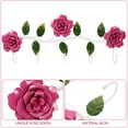thumbnail image 3 of LITINKIMI Rosy Iron Over Door Hook Rack with Vintage Rose Design for Home Storage and Organization, 3 of 8