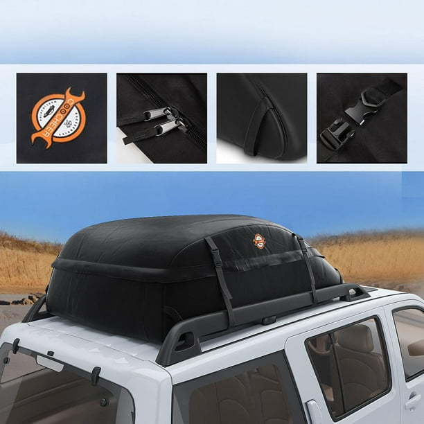 Car Vehicles Waterproof Roof Top Cargo Carrier Luggage Travel Storage