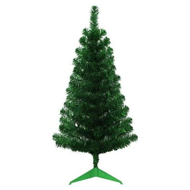 Giftwares 9096800 3 ft. Full Tinsel Christmas Tree, Green