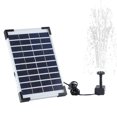 thumbnail image 2 of ,Pump With Nozzle Kit 5.5w Solar Panel Water 10ft Cable Solar Pump 380l/h Solar Pond Pump Panel  Ponds Bath Cable Ponds Kit 5.5w Solar, 2 of 6