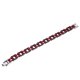 thumbnail image 4 of Pulsera de cadena de motocicleta pulsera estilo Rock and Roll accesorio de ropa negro rojo, 4 of 14