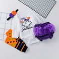 thumbnail image 6 of Odeerbi Baby Pants Toddler Cartoon Witch 2025 Long Sleeve Mesh Shorts Girl Suit, 6 of 9