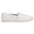 thumbnail image 2 of Alpargata para mujer TOMS blanca de algodón reciclado sin cordones, 2 of 6