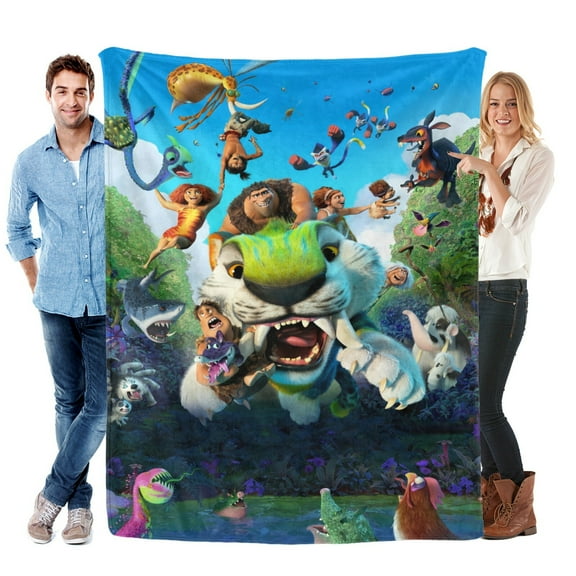 The Croods Blanket Soft Bed Sofa Couch Throw Cozy Lightweight Birthday Gift